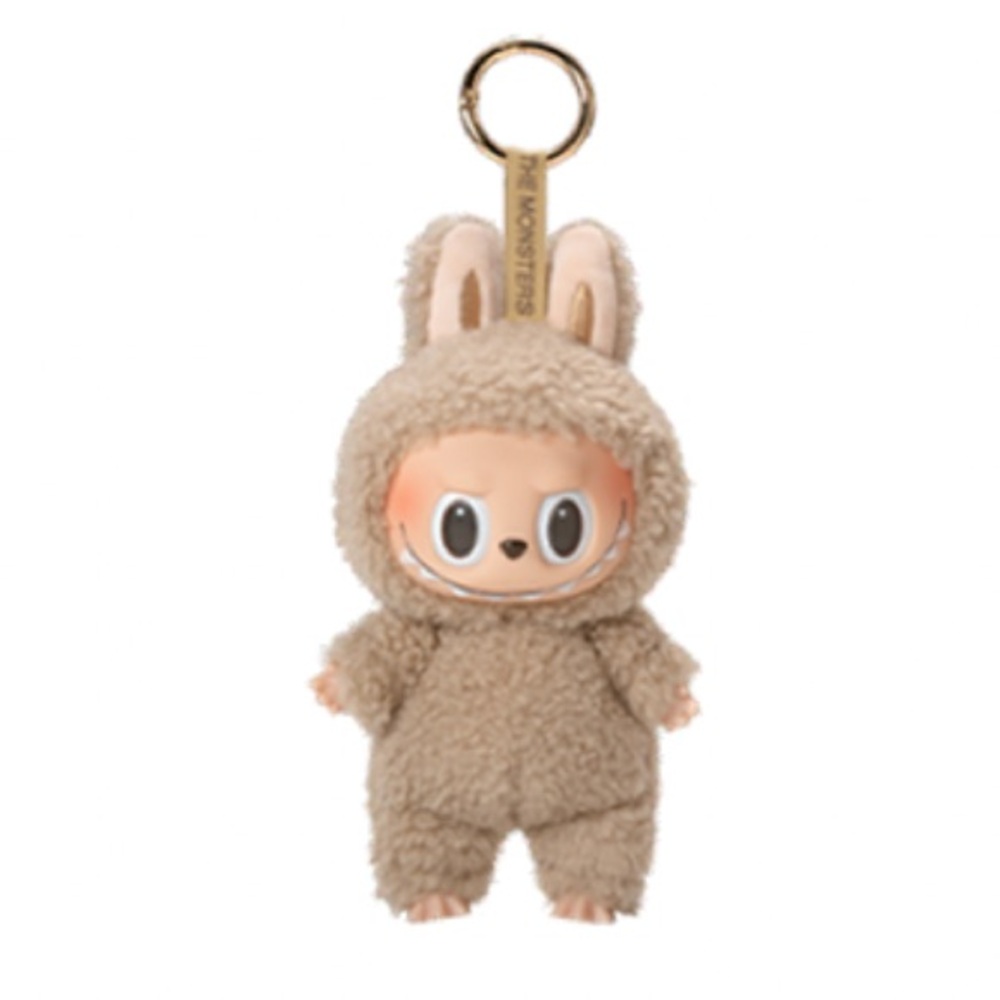 AUTHENTIC POPMART LABUBU-Toffee- Plush Pendant Keychain